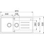Franke Malta MLG 651-97 zlewozmywak granitowy 97x50 cm onyx 114.0700.139 zdj.2