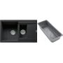 Franke Maris zlewozmywak granitowy z wkładką ociekową 78x50 cm onyx 114.0743.075 zdj.1