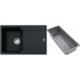 Franke Urban zlewozmywak granitowy z wkładką ociekową 78x50 cm onyx 114.0743.077 zdj.1