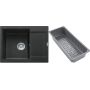 Franke Maris zlewozmywak granitowy z wkładką ociekową 62x50 cm onyx 114.0741.967 zdj.1