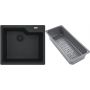 Franke Urban zlewozmywak granitowy z wkładką ociekową 56x50 cm onyx 114.0743.096 zdj.1