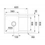 Outlet - Franke Orion OID 611-62 zlewozmywak 62x50 cm z Tectonite onyx 114.0286.441 zdj.2