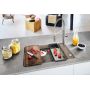 Franke Kanon KNG 110-62 zlewozmywak 62x42 cm Fragranite cappuccino z baterią kuchenną Eos Neo stal szlachetna i zestawem noży kuchennych (1250528621, 1150590045, 1120545792) zdj.5