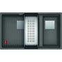 Franke Kanon KNG 120 zlewozmywak 76x46 cm Fragranite kamienny szary 125.0528.639 zdj.1