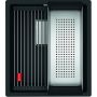 Franke Kanon KNG 110-37 zlewozmywak 37x42 cm z Fragranite czarny mat z baterią kuchenną Lina Pull-Out czarny mat (1250633001, 1150626053) zdj.2