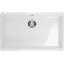 Franke KubusX zlewozmywak ceramiczny 70,5x40 cm biały połysk 126.0738.294 zdj.1