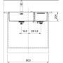Franke Box zlewozmywak stalowy 86x51 cm stal szczotkowana 127.0557.960 zdj.2
