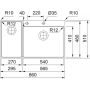 Franke Box Center BWX 220-54-27 zlewozmywak stalowy 86x51 cm stal szczotkowana 127.0557.961 zdj.2