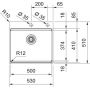 Franke Box Pro BXX PRO 210-50 TL zlewozmywak stalowy 53x51 cm stal szlachetna 127.0749.856 zdj.2