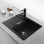 Franke Centro CNG 611-62 GSC zlewozmywak 62x50 cm Fragranite czarny mat 114.0687.313 zdj.4