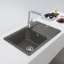 Franke Urban UBG 611-62 GSC zlewozmywak 62x50 cm Fragranite kamienny szary 114.0687.266 zdj.7