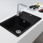 Franke Urban UBG 611-78 XL GSC zlewozmywak 78x50 cm Fragranite onyx 114.0687.278 zdj.5