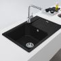 Franke Urban UBG 611-78 XL GSC zlewozmywak 78x50 cm Fragranite czarny mat 114.0687.282 zdj.4
