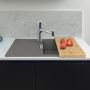 Franke Centro CNG 611-78 GSC zlewozmywak 78x50 cm Fragranite kamienny szary 114.0687.320 zdj.4