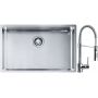 Franke Box BXX 210/110-68 zlewozmywak 72,5x45 cm stalowy z baterią kuchenną Coxy chrom (1270453658, 1150159732) zdj.1