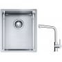 Franke Box BXX 210/110-34 zlewozmywak 38x45 cm stalowy z baterią kuchenną Lina chrom (1270453653, 1150712420) zdj.1