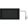 Franke Maris MRG 110-72 zlewozmywak 72x40 cm Fragranite czarny mat z baterią kuchenną Lina chrom (1250697757, 1150712420) zdj.1