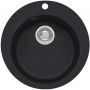 Genesis Boogie 10 zlewozmywak 50,5 cm okrągły granitowy czarny 9811091 zdj.1