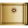 Globalo Exclusive Riwolo 40.1 zlewozmywak stalowy 44x44 cm złoty RIWOLO_40_1_GOLD zdj.5