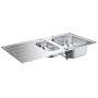Grohe K200 zlewozmywak stalowy 96,5x50 cm stal 31564SD1 zdj.1