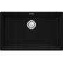 Primagran Praga zlewozmywak granitowy 72x43 cm czarny O_OP8KC-003 zdj.2