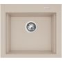 Pyramis Siros zlewozmywak granitowy 57x51,5 cm beżowy 070084801 zdj.1