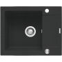 Pyramis Mido zlewozmywak 62x50 cm z baterią Flessi czarny/czarny 070088401FB zdj.4
