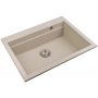 Pyramis Siros zlewozmywak granitowy 67x51,5 cm beżowy 070094101 zdj.4