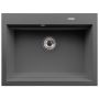 Pyramis Siros zlewozmywak granitowy 67x51,5 cm szary 070094301 zdj.1
