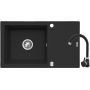 Pyramis Korfu zlewozmywak z baterią czarny 070167301BN zdj.1
