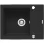 Pyramis Mido zlewozmywak 62x50 cm z baterią Flessi czarny/czarny 070167601FB zdj.4