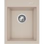 Pyramis Siros zlewozmywak granitowy 48x39 cm beżowy 070180212 zdj.1