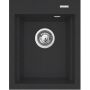 Pyramis Siros zlewozmywak granitowy 48x39 cm czarny 070180312 zdj.1