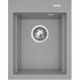 Pyramis Siros zlewozmywak granitowy 48x39 cm szary 070180412 zdj.1