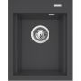 Pyramis Siros zlewozmywak granitowy 48x39 cm karbon 070180512 zdj.1
