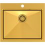 Quadron Russel 110 zlewozmywak stalowy 55x48 cm wpuszczany złoty HB7910PVDBSG1 zdj.1