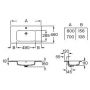 Roca Gap umywalka 70x46 cm prostokątna meblowa biała A3279A7000 zdj.2