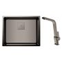 Zestaw Teka Flexlinea zlewozmywak stalowy z syfonem 54x44 cm grafit z baterią kuchenną ICC (115000024, 116030005) zdj.1