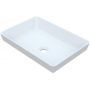Vayer Vela-A umywalka 49x34 cm prostokątna nablatowa biała 049.034.010.3-1.0.1.0.0 zdj.1