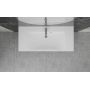 Vayer Ara umywalka 110,6x50 cm wpuszczana biała 110.050.011.3-1.0.1.X.X zdj.6