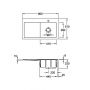 Villeroy & Boch Subway Style 50 zlewozmywak ceramiczny 90x51 cm Chromit CeramicPlus 335102J0 zdj.2