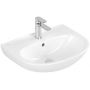 Villeroy & Boch O.Novo umywalka 55x44 cm półokrągła ścienna biała 4A405501 zdj.1
