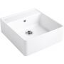 Villeroy & Boch Single-Bowl Sink zlewozmywak ceramiczny 63x59,5 cm CeramicPlus Stone White 632061RW zdj.1