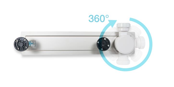 Balneo Side-Drain odpływ prysznicowy 90 cm liniowy stal inox SD900