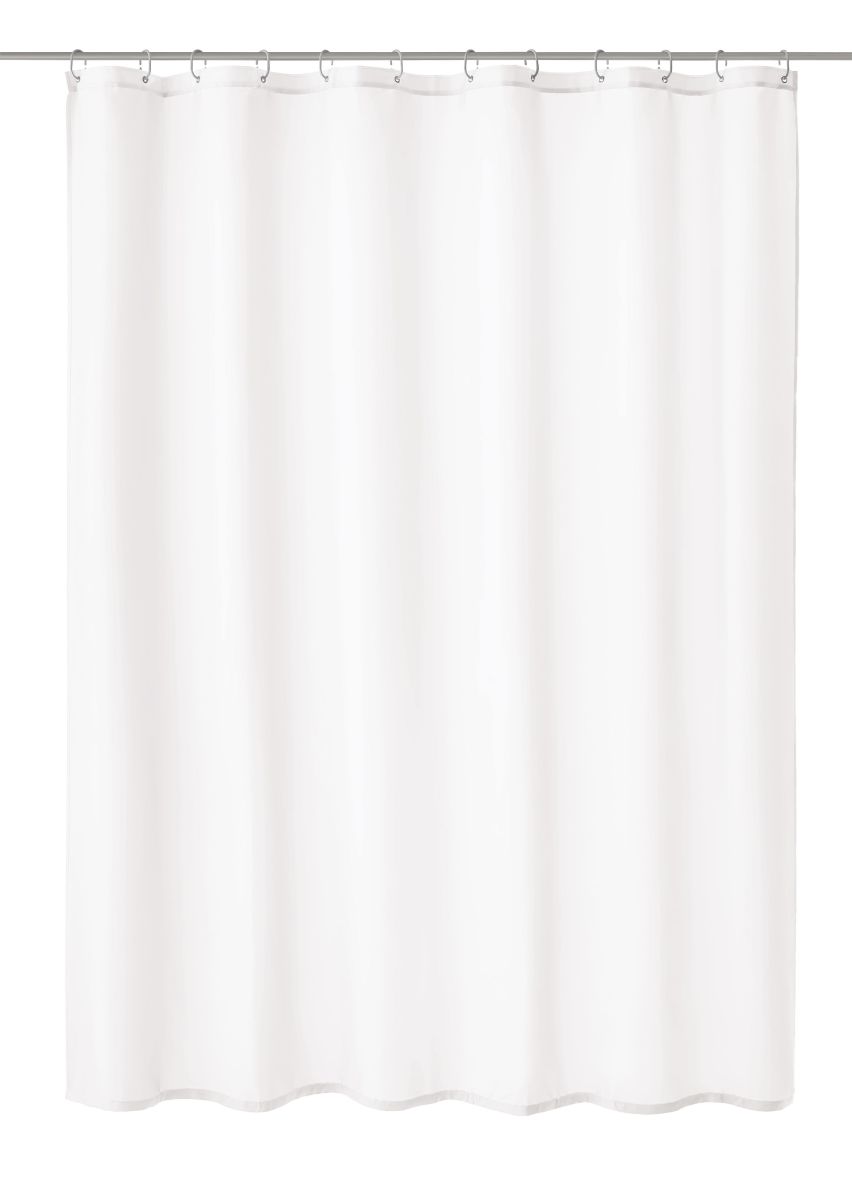 Kleine Wolke Caravelle zasłona prysznicowa 180x200 cm tekstylna biały 0308100305