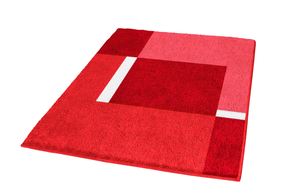 Kleine Wolke Dakota dywanik łazienkowy 60x90 cm poliakryl Ruby Red 4598453519