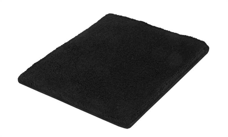 Kleine Wolke Relax dywanik łazienkowy 65x55 cm poliakryl czarny  5405926539