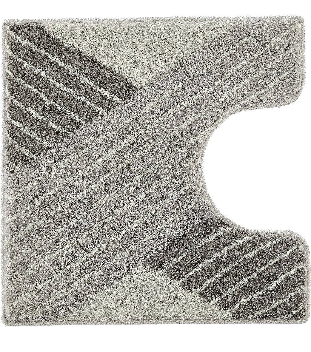 Kleine Wolke Cross dywanik łazienkowy 55x55 cm poliakryl ciemny szary 9181901129