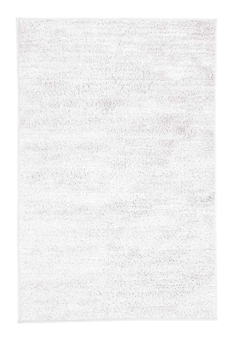 Kleine Wolke Glow dywanik łazienkowy 60x100 cm poliester biały 9186100360