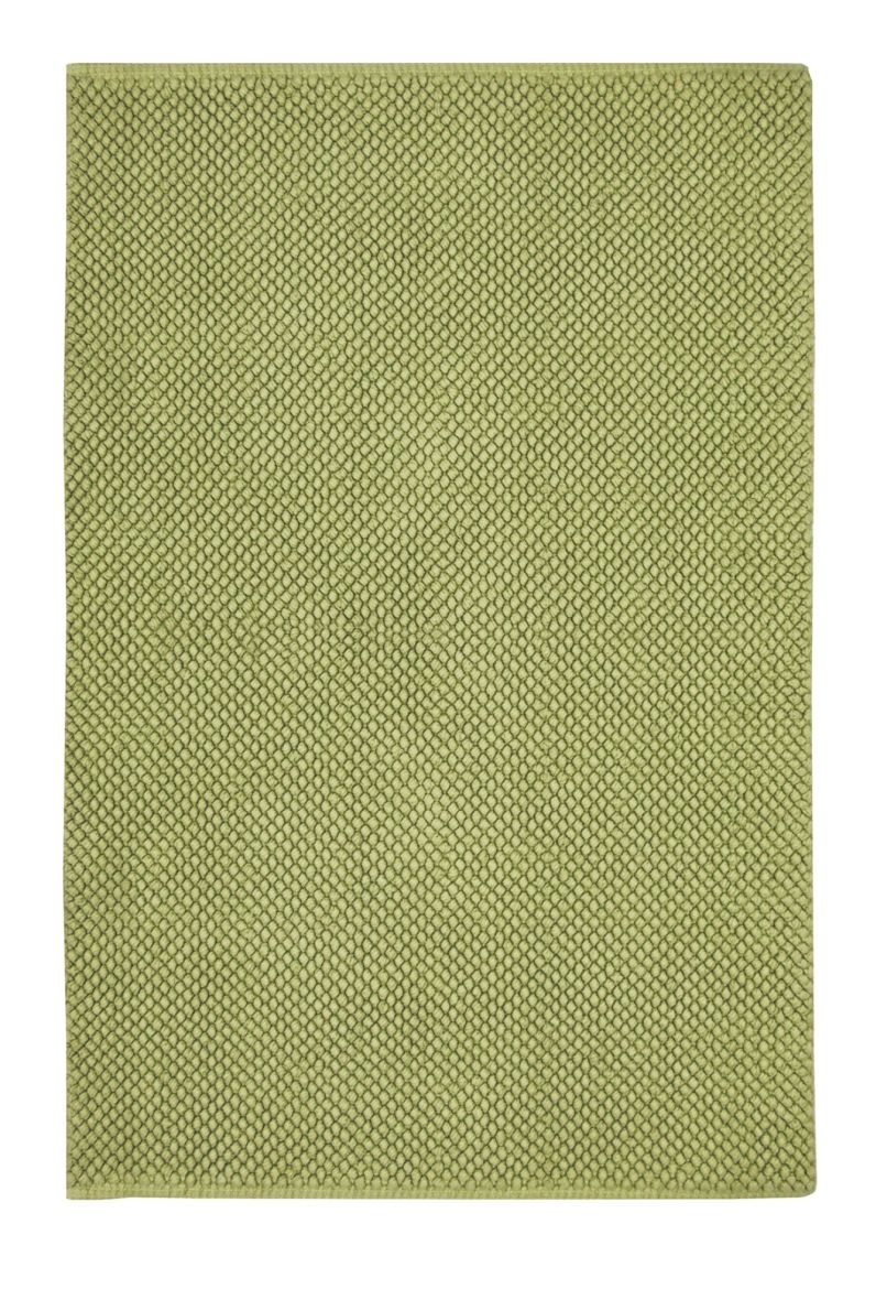 Kleine Wolke Punto dywanik łazienkowy 90x60 cm prostokątny zielony 9182616519